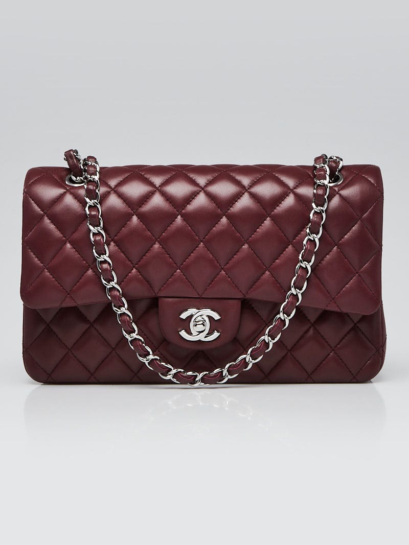 Chanel Bordeaux Burgundy Caviar Leather Flap Bag