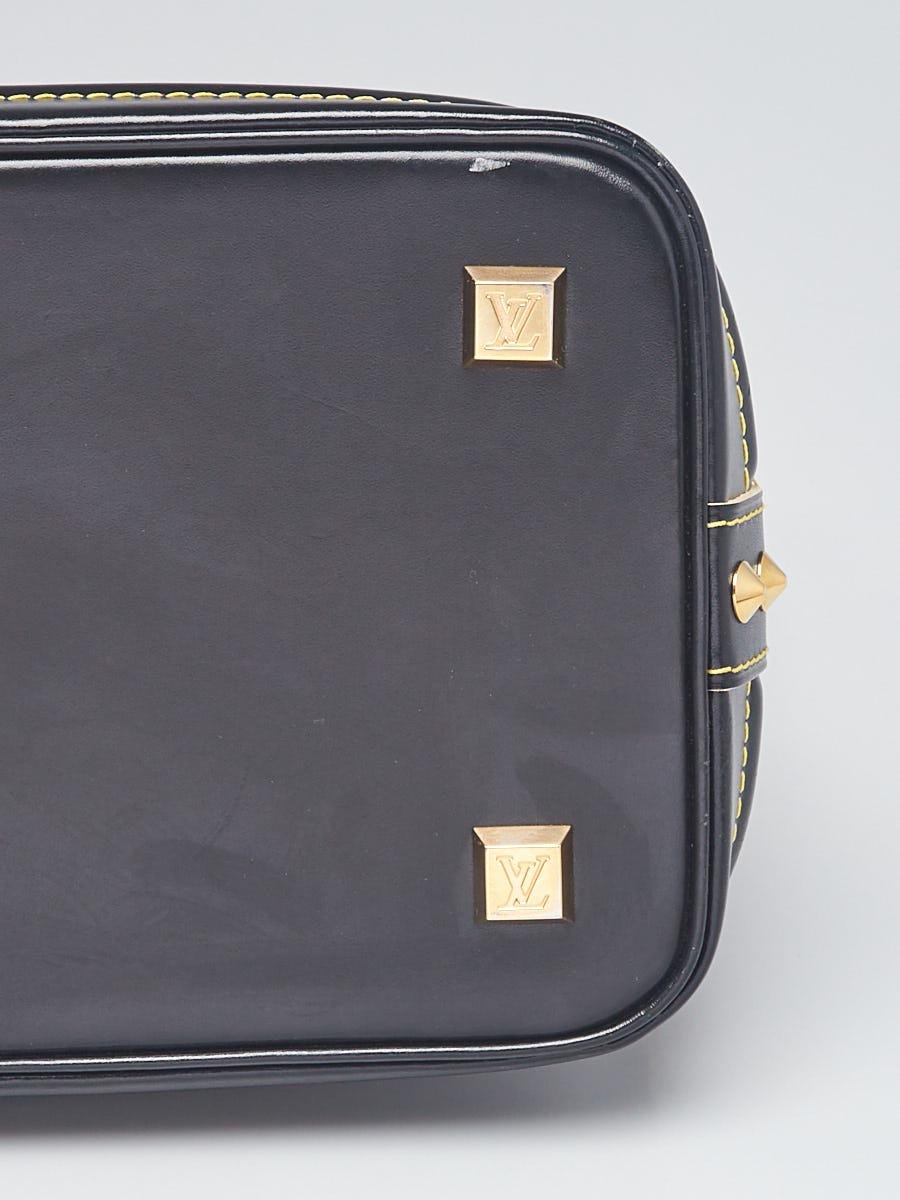 Louis Vuitton Black Suhali Leather Lockit PM Bag | Yoogi's