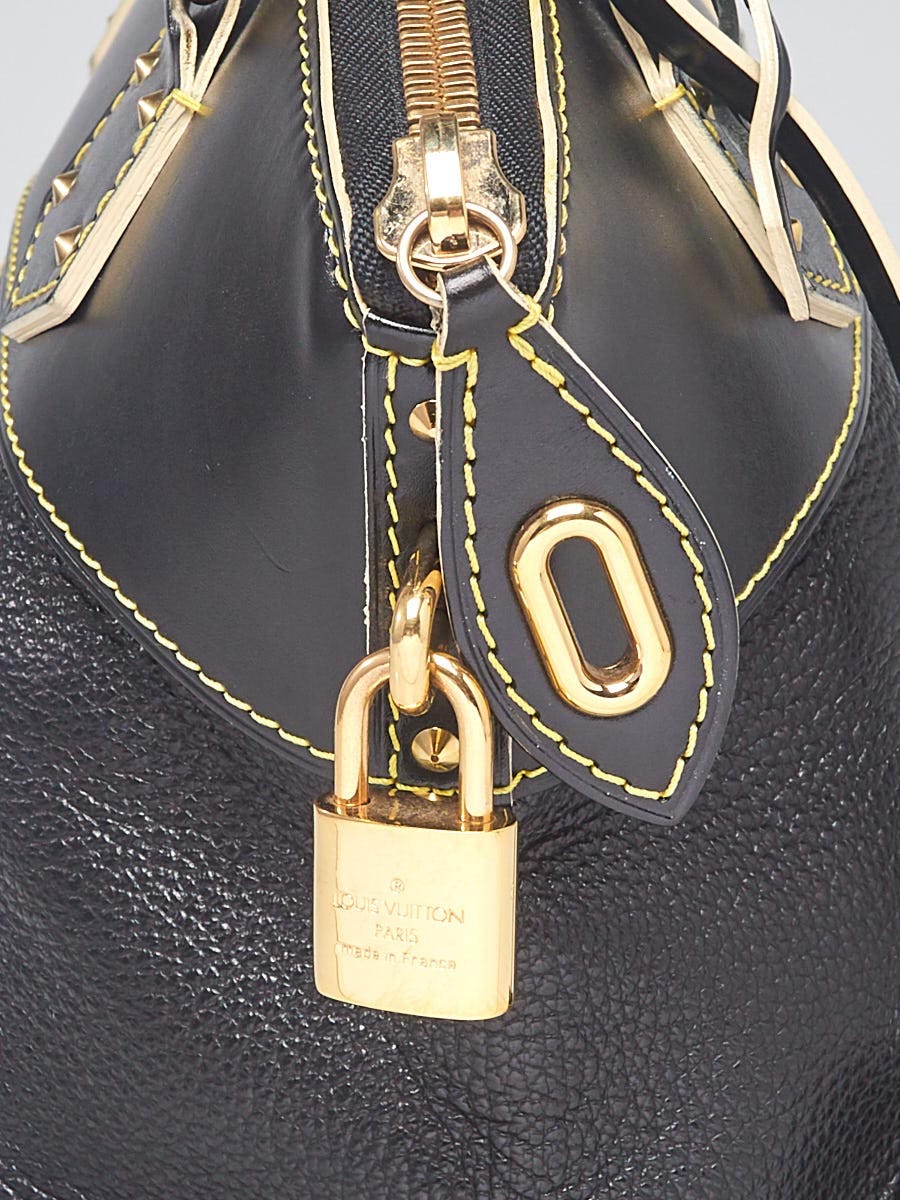 Louis Vuitton Black Suhali Leather Lockit PM Bag | Yoogi's Closet