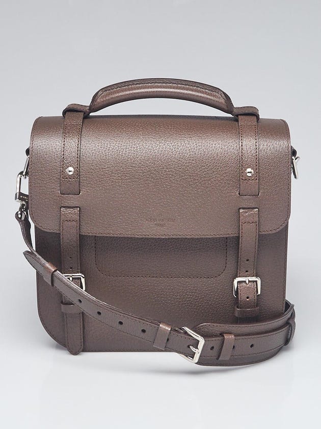 Louis Vuitton Taupe Leather Samara Reporter Bag