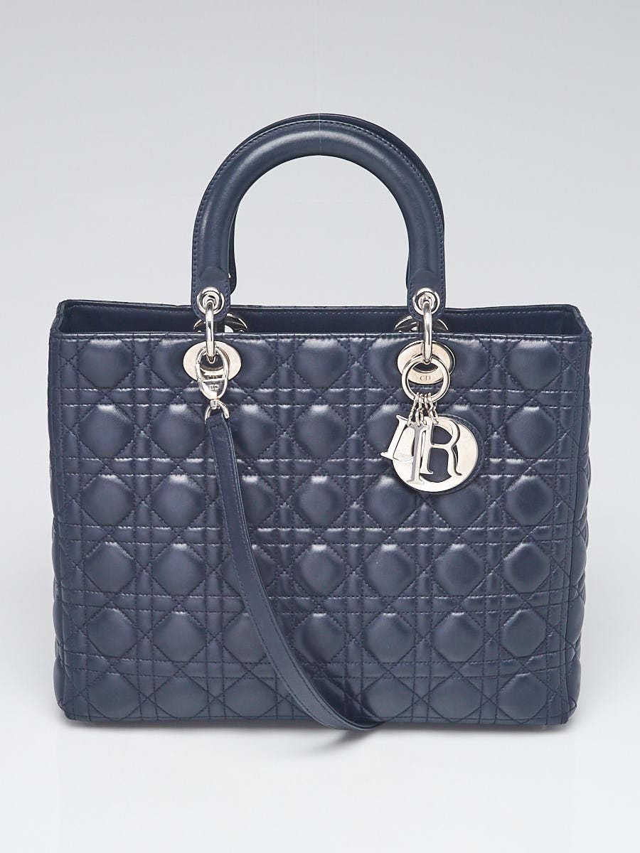 Navy lady dior bag sale