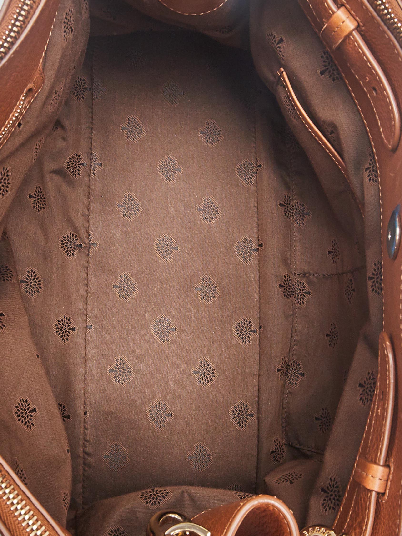 Mulberry Brown Leather Bayswater Double Zip Tote Bag | Yoogi's Closet