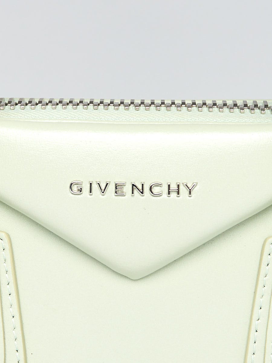 Givenchy Aqua Green Box Calfskin Leather Small Antigona Bag - Yoogi's Closet