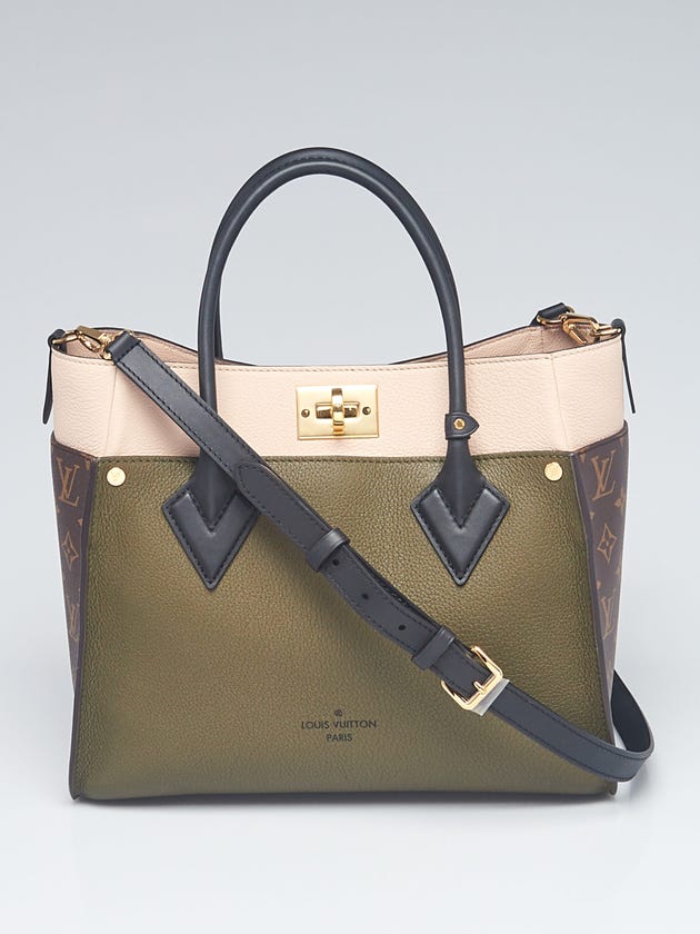 Louis Vuitton Laurier Leather and Monogram Canvas On My Side Bag