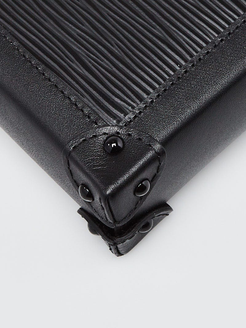 Louis Vuitton Black Leather Epi Vertical Trunk Pochette – The