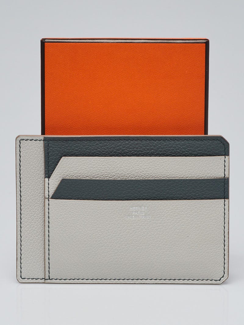 Hermes City 3CC Card Holder Vert Amande Evercolor Leather – Mightychic