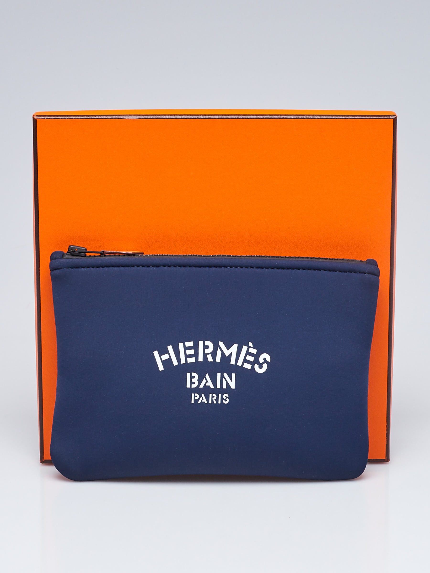 Hermes Marine Fabric Neobain Small Pouch - Yoogi's Closet