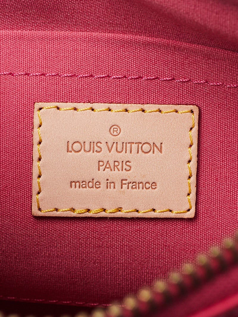 Louis Vuitton Minna Street Shoulder Bag Red Leather Monogram Vernis for  sale online