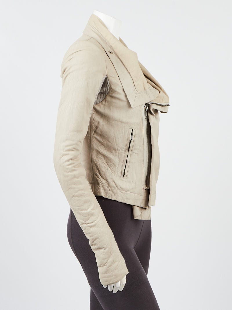 Rick Owens　ラムレザーモトジャケット Rick Owens ラムレザーモトジャケット