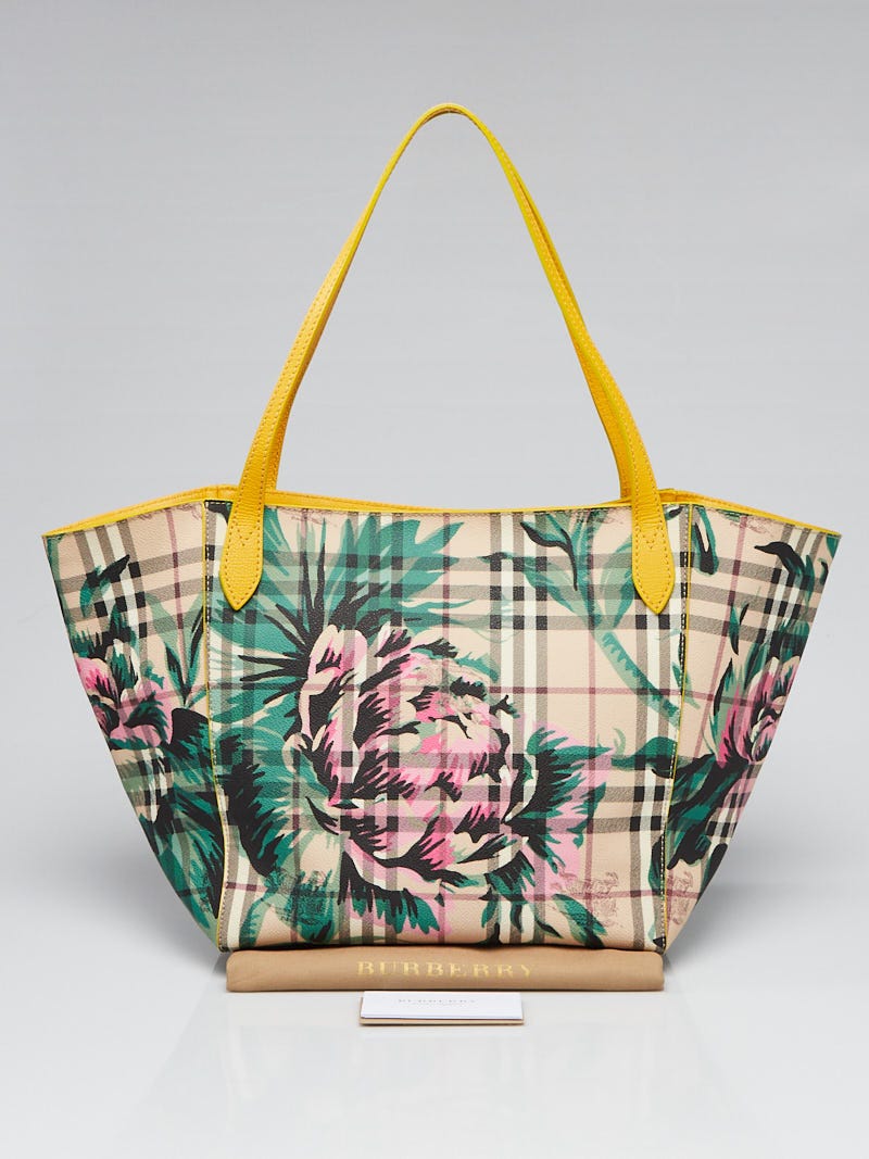 トートバッグ BURBERRY Printed Canvas Shopping Bag Printed canvas shopping bag – G&B