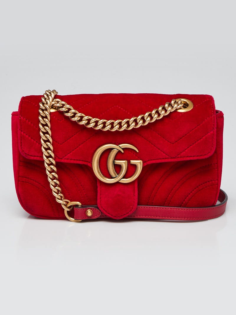 Gucci red velvet marmont online