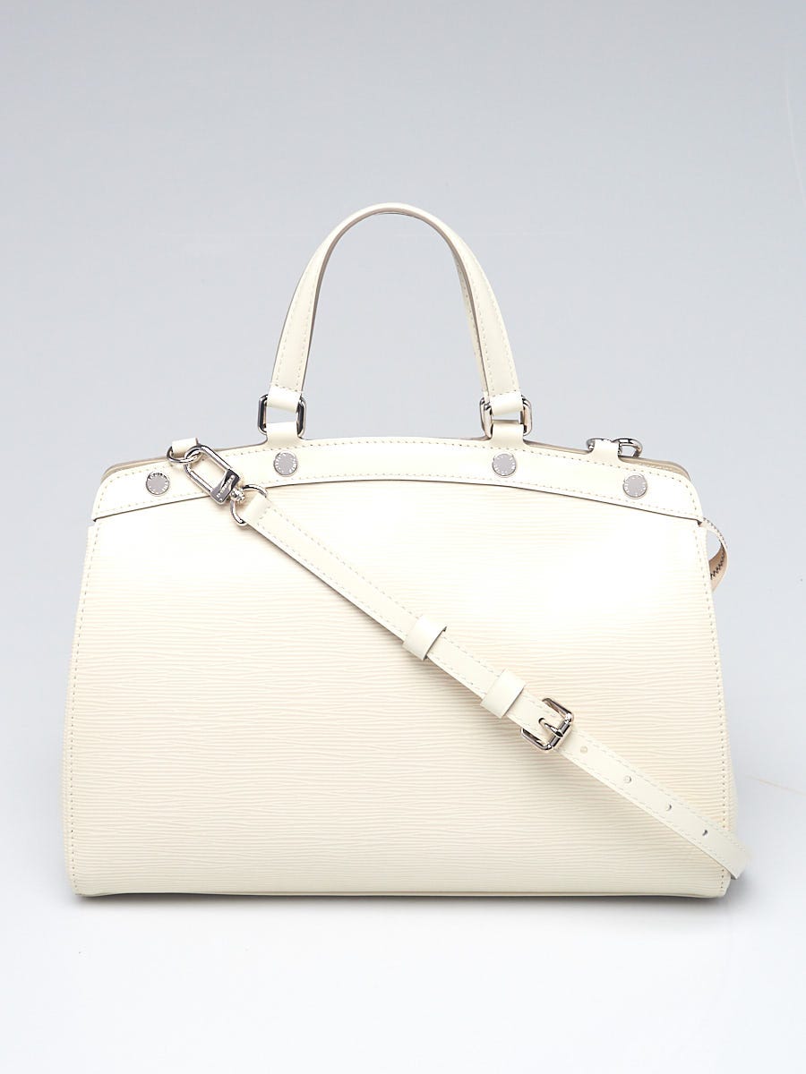 Louis Vuitton White Epi Leather Brea MM Bag - Yoogi's Closet