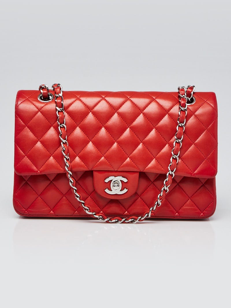 Chanel Red Classic Patent Jumbo Double Flap Bag