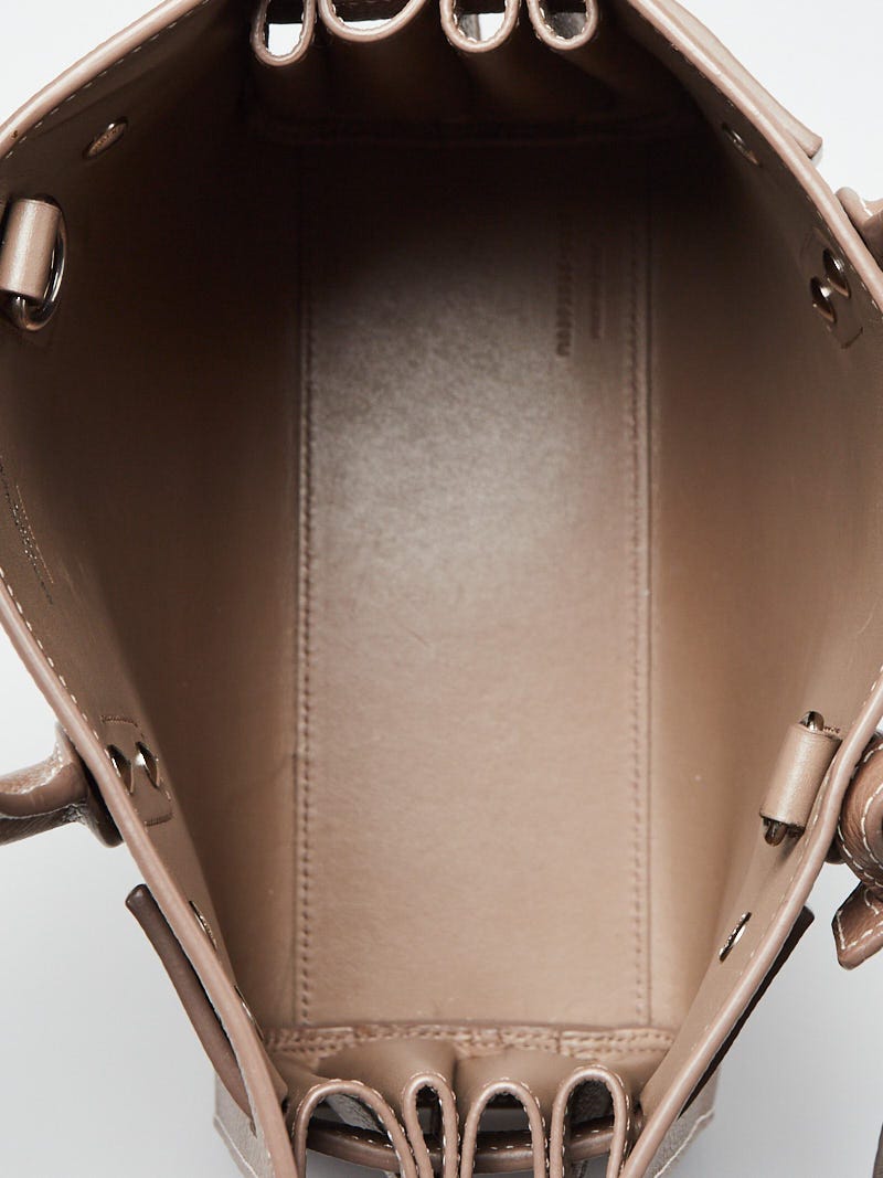 Yves Saint Laurent Brown Grained Leather Classic Baby Sac de Jour Bag -  Yoogi's Closet