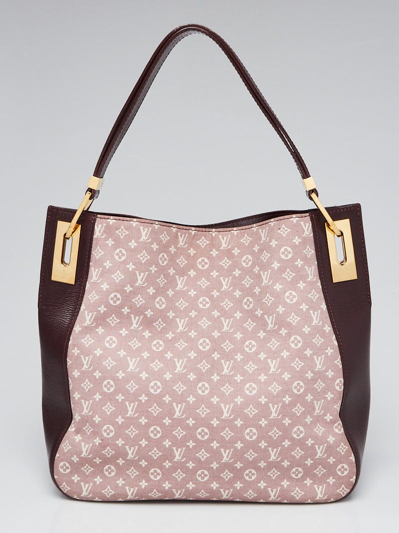Idylle rendez-vous cloth handbag Louis Vuitton Brown in Cloth - 26000930
