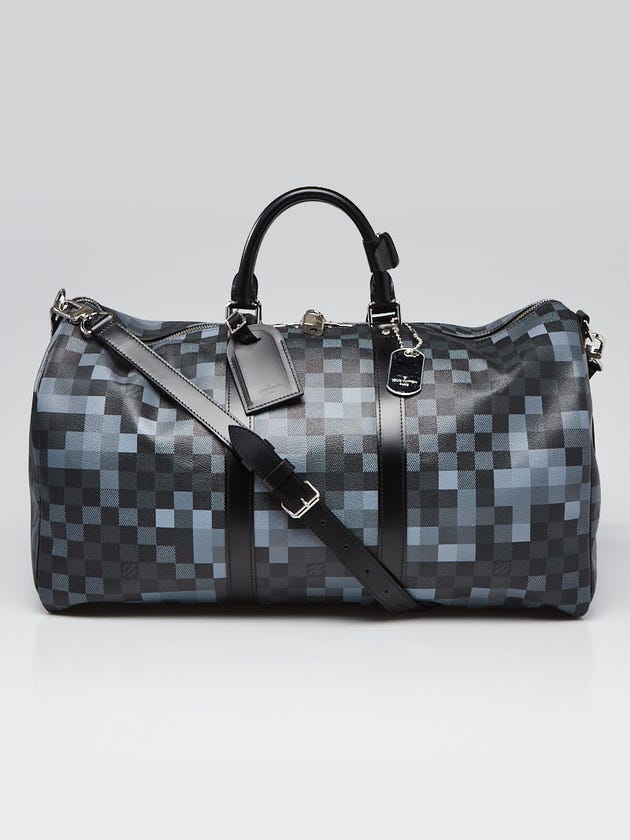 Louis Vuitton Damier Graphite Pixel Keepall Bandouliere 50 Bag