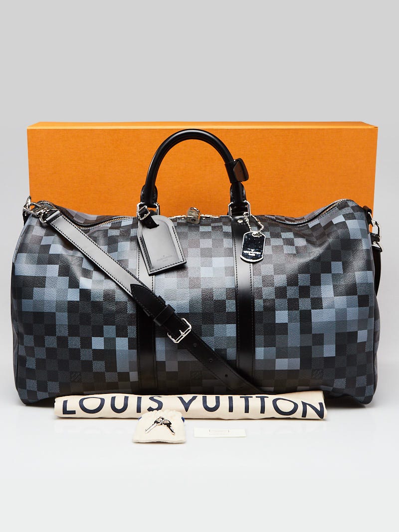 Louis Vuitton Keepall 50 Monogram Mirror in Patent Leather with Silver-tone  - US
