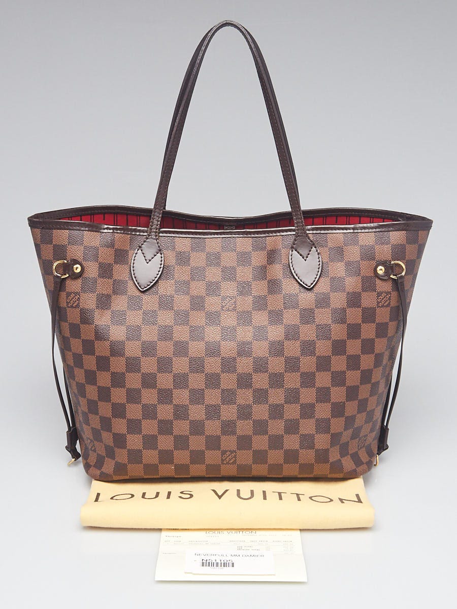 Louis Vuitton Damier Coated Canvas Neverfull MM Bag - Yoogi's Closet