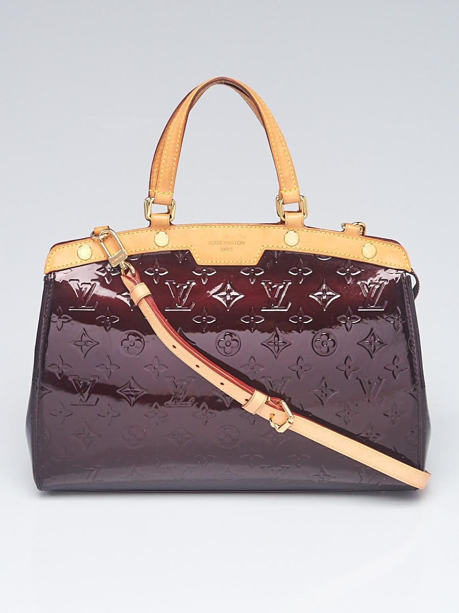 Louis Vuitton Vernis Amarante Monogram Brea MM Tote Bag (2010) For