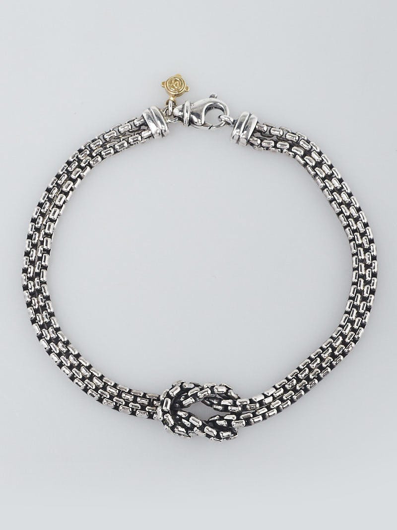 David yurman double sale box chain bracelet