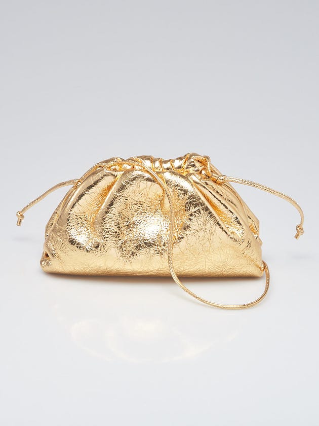 Bottega veneta gold clutch bag Clearance