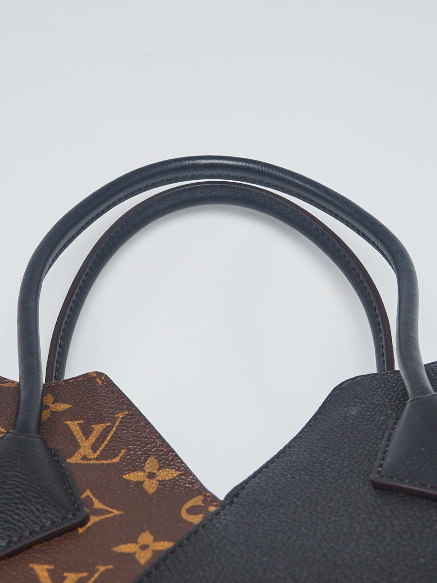 Louis Vuitton Monogram Canvas and Black Leather Kimono Tote PM Bag -  Yoogi's Closet
