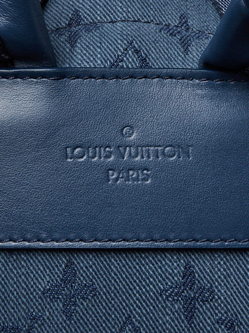 Louis Vuitton Chalk Backpack Monogram Denim Blue in Denim with