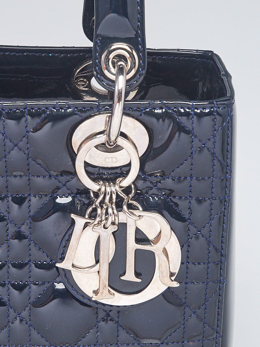 Shop Christian Dior LADY DIOR MEDIUM LADY DLITE BAG Deep Blue SaintGall  Denim by Bellaris  BUYMA