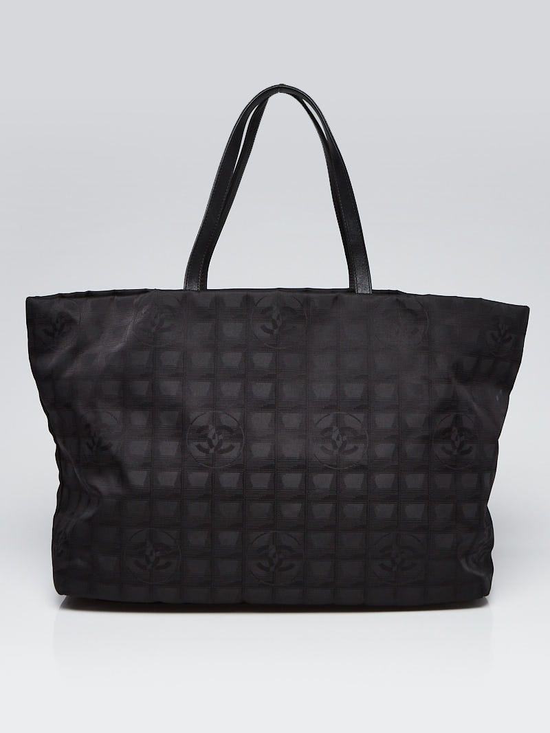 Chanel CC Logo Travel Line Large Tote Bag