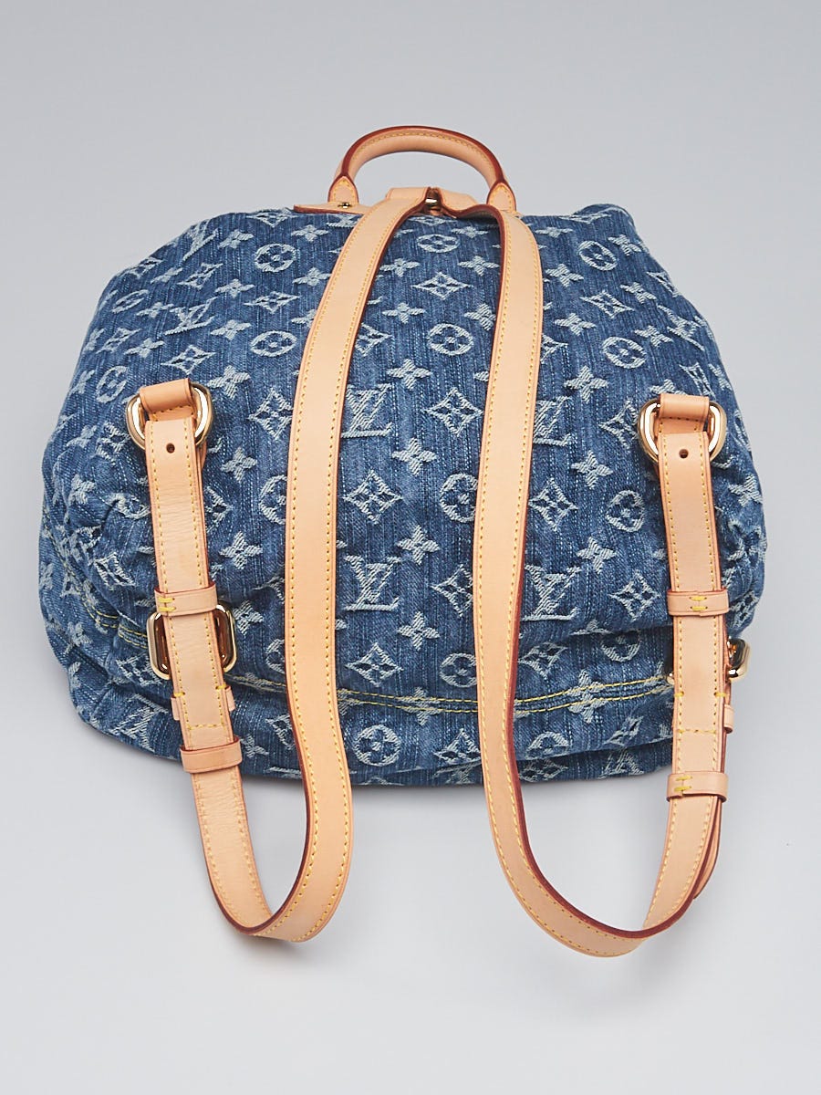 Louis Vuitton Blue Denim Monogram Denim Sac a Dos GM Backpack Bag - Yoogi's  Closet