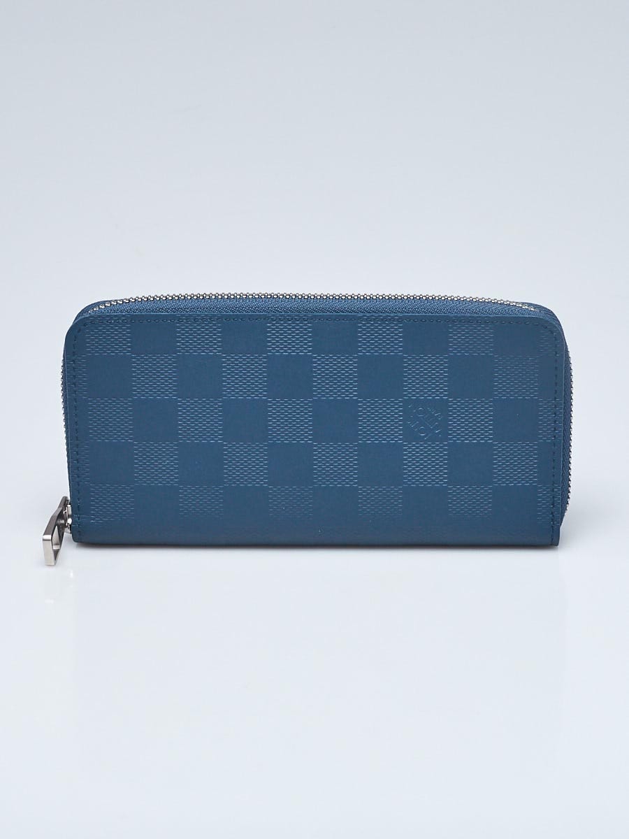 Louis Vuitton Blue Damier Infini Leather Zippy Wallet