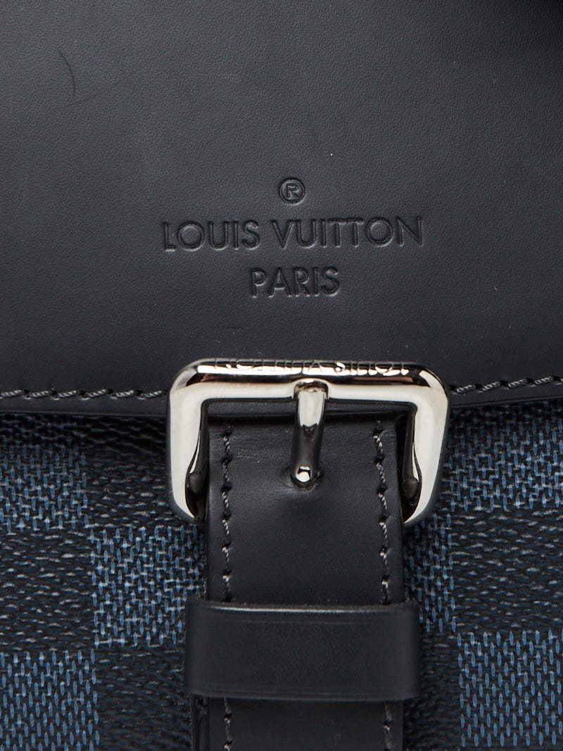 LOUIS VUITTON Shoulder Bag N41587 Newport Messenger PM Damier Cobalt B –