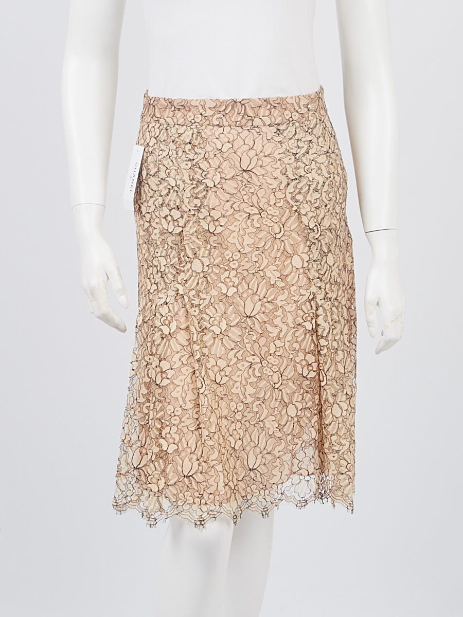 Beige skirt size 2 best sale