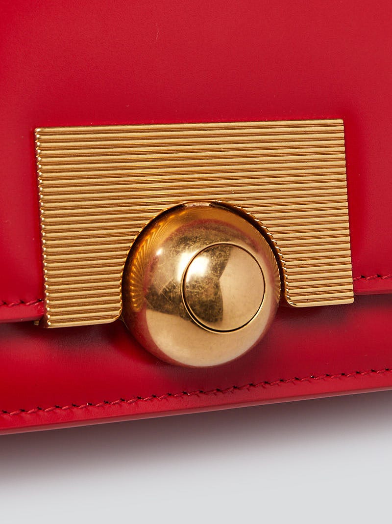 BOTTEGA VENETA The Classic Mini Leather Shoulder Bag in Red [ReSale]