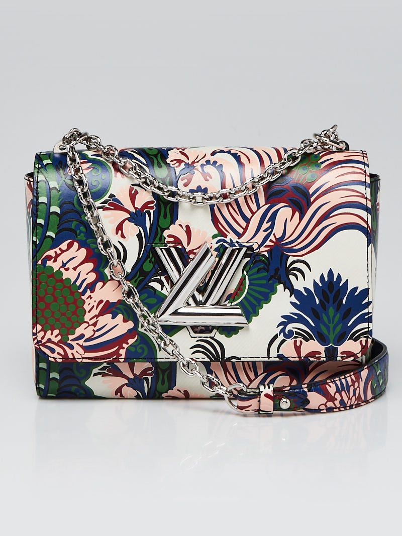 Louis Vuitton Floral Printed Epi Leather Twist MM Bag - Yoogi's Closet
