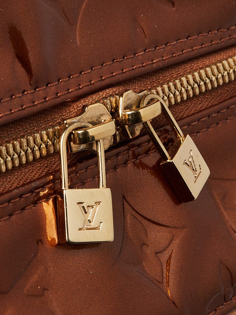 Louis Vuitton Bronze Monogram Vernis Tompkins Square Bag - Yoogi's Closet