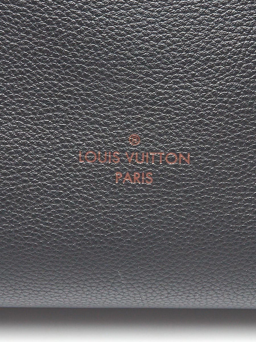 Louis Vuitton Black Mahina Leather Haumea Shoulder Bag - Yoogi's Closet