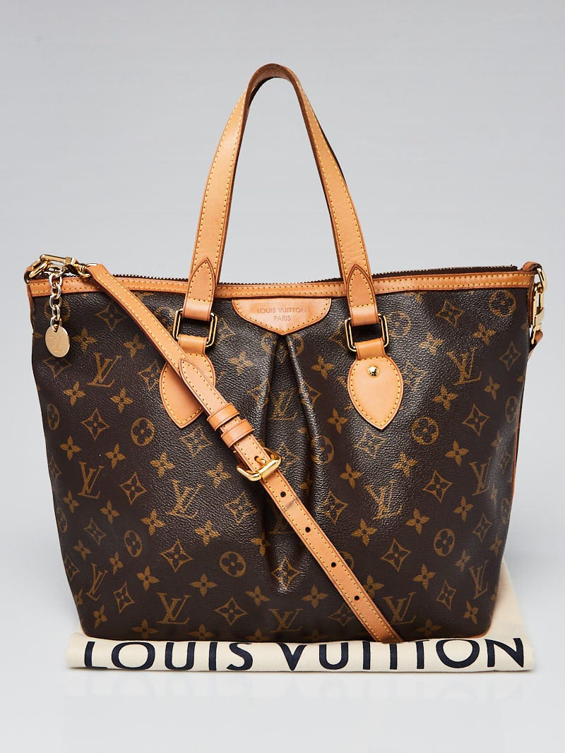 Louis Vuitton Palermo PM Tote Bag Shoulder Bag Monogram Brown