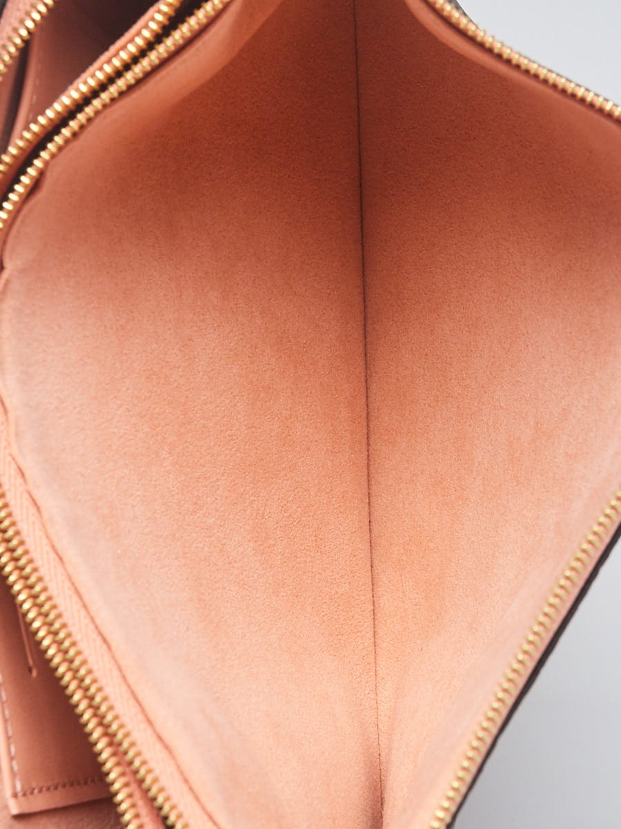 Louis Vuitton Damier Ebene Canvas Double Zip Pochette Bag - Boca Pawn