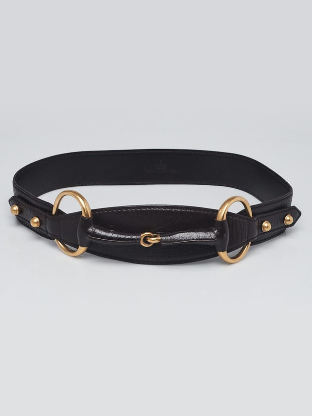 Gucci Brown Leather Horsebit Belt Size 75/30