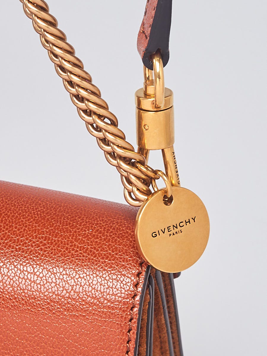 Givenchy Limited Edition Chestnut Leather/Suede GV3 Small