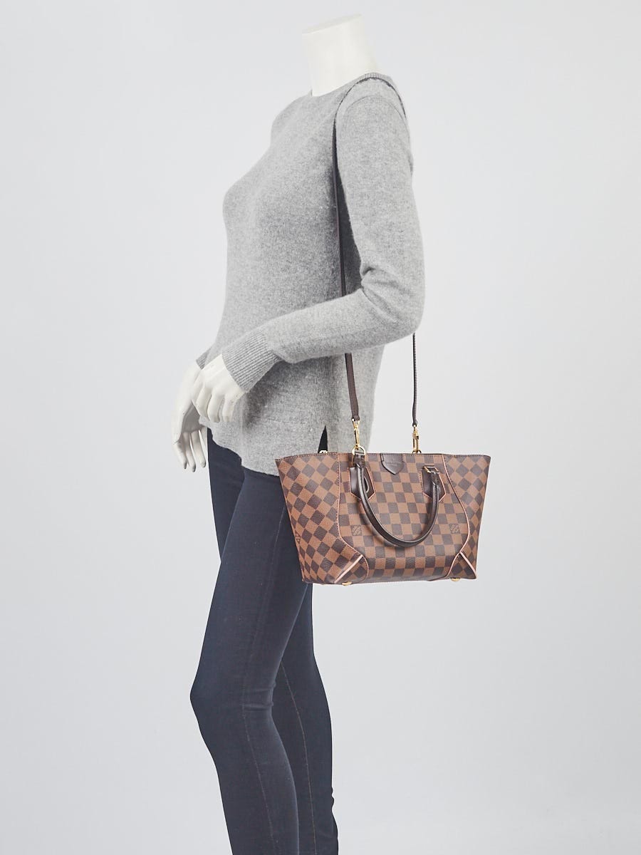Louis Vuitton Damier Canvas Rose Ballerine Caissa PM Tote Bag