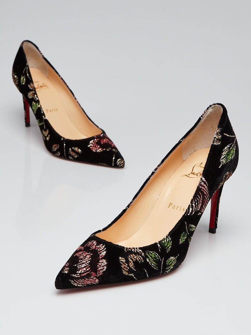 Christian Louboutin ブラック ハイヒール正規品24㎝