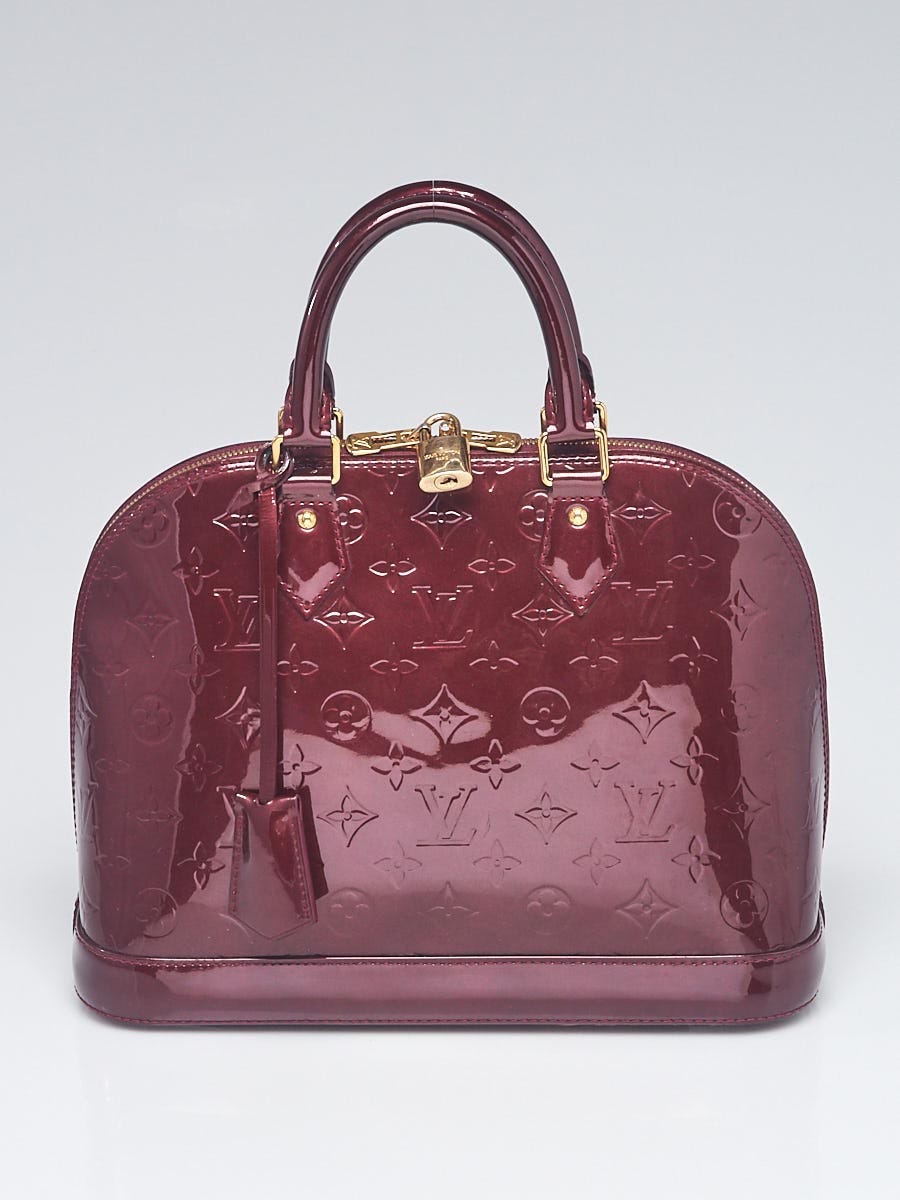 Louis Vuitton Rouge Fauviste Monogram Vernis Alma PM Bag