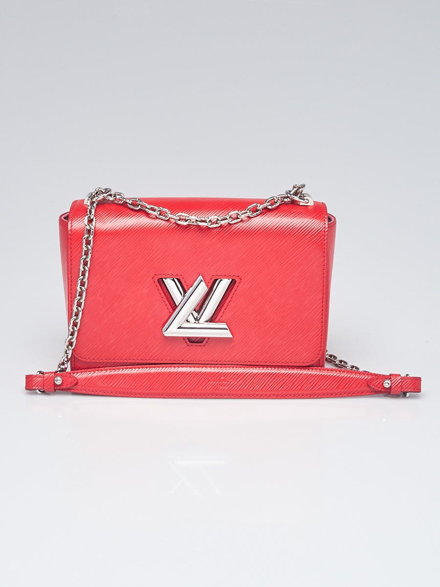 Louis Vuitton Coquelicot Epi Leather Twist MM Bag - Yoogi's Closet