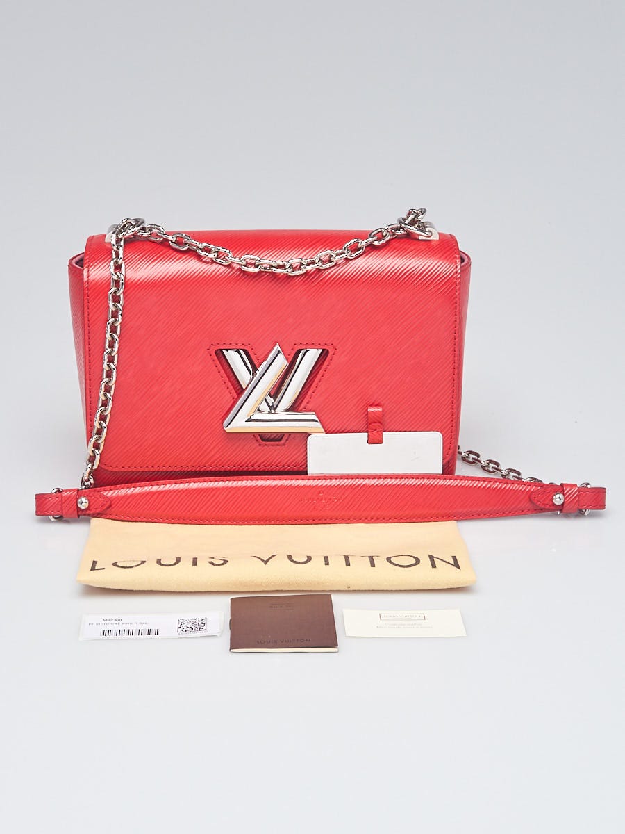 Louis Vuitton Black Epi Leather Twist Wallet on Chain Bag - Yoogi's Closet