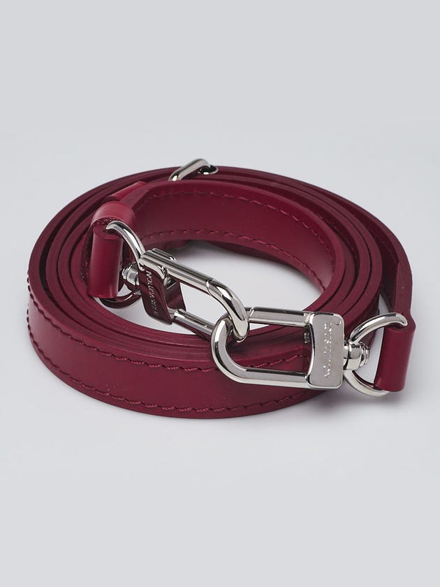 Louis Vuitton 16mm Fuchsia Leather Adjustable Strap