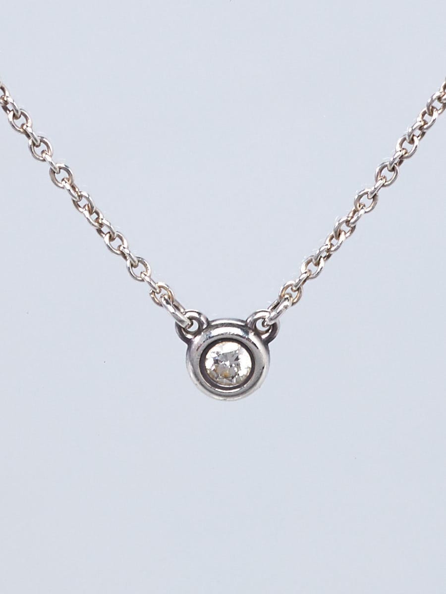 Elsa peretti two carat pendant in sterling on sale silver