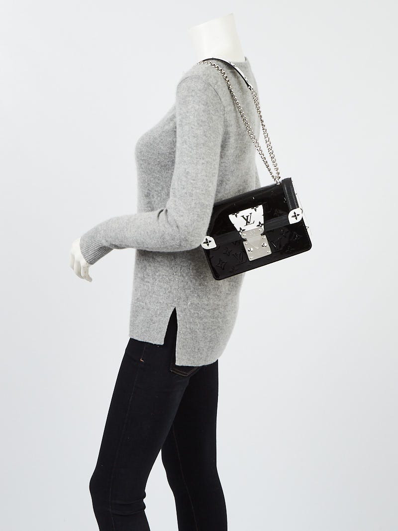 Louis Vuitton Black Vernis and Monogram Canvas LV Wynwood Bag