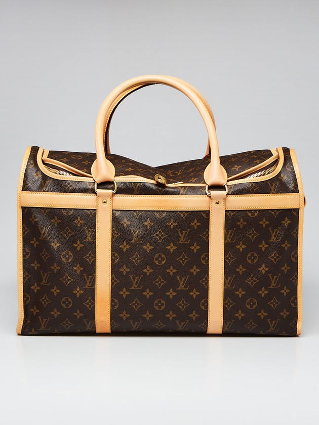 Louis Vuitton Monogram Canvas Sac Chien 40 Dog Carrier